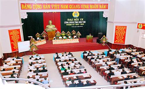Thành quả hoạt động Công đoàn tỉnh Kon Tum sau 25 năm thành lập lại