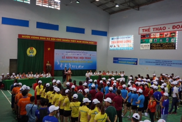 Ngành Ngân hàng tỉnh Kon Tum tổ chức Hội thao lần thứ XV, năm 2018.
