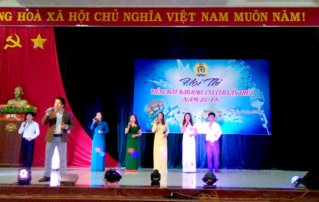 Hội thi “Tiếng hát Karaoke” trong CNVCLĐ huyện ĐăkGlei lần thứ 1 năm 2018