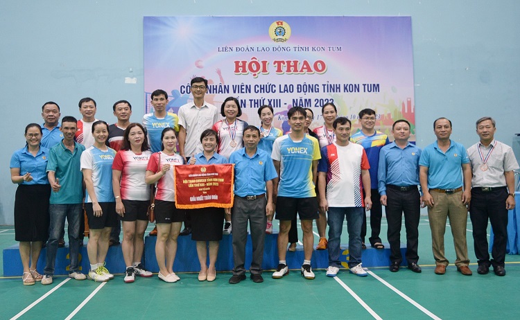 Kết quả Hội thao công nhân, viên chức, lao động tỉnh Kon Tum lần thứ XIII – năm 2023