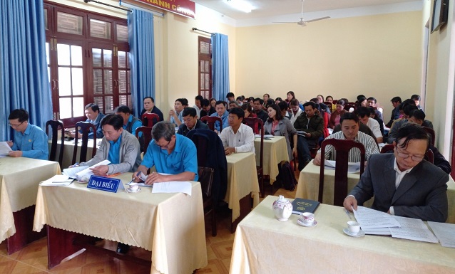 Liên đoàn Lao động huyện Tu Mơ Rông đã tổ chức Hội nghị Ban Chấp hành lần thứ XI