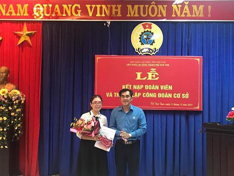 Lễ ra mắt công đoàn cơ sở Trường Mầm non Tư thục Ánh Dương.