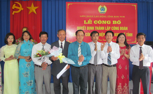 Kết quả bước đầu hoạt động của Công đoàn các Khu Công nghiệp - Khu kinh tế tỉnh Kon Tum