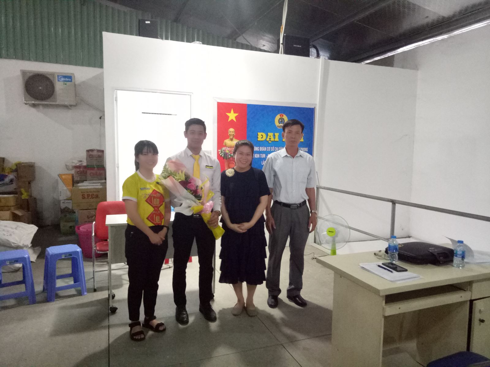 Công đoàn cơ sở Chi nhánh Công ty TNHH Cao Phong tại Kon Tum - Siêu thị Điện máy nội thất Chợ lớn tổ chức Đại hội lần thứ I, nhiệm kỳ 2019 - 2024