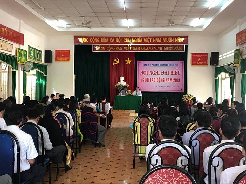 Hội nghị đại biểu Người lao động của Công ty Cổ phần Môi trường đô thị Kon Tum năm 2019