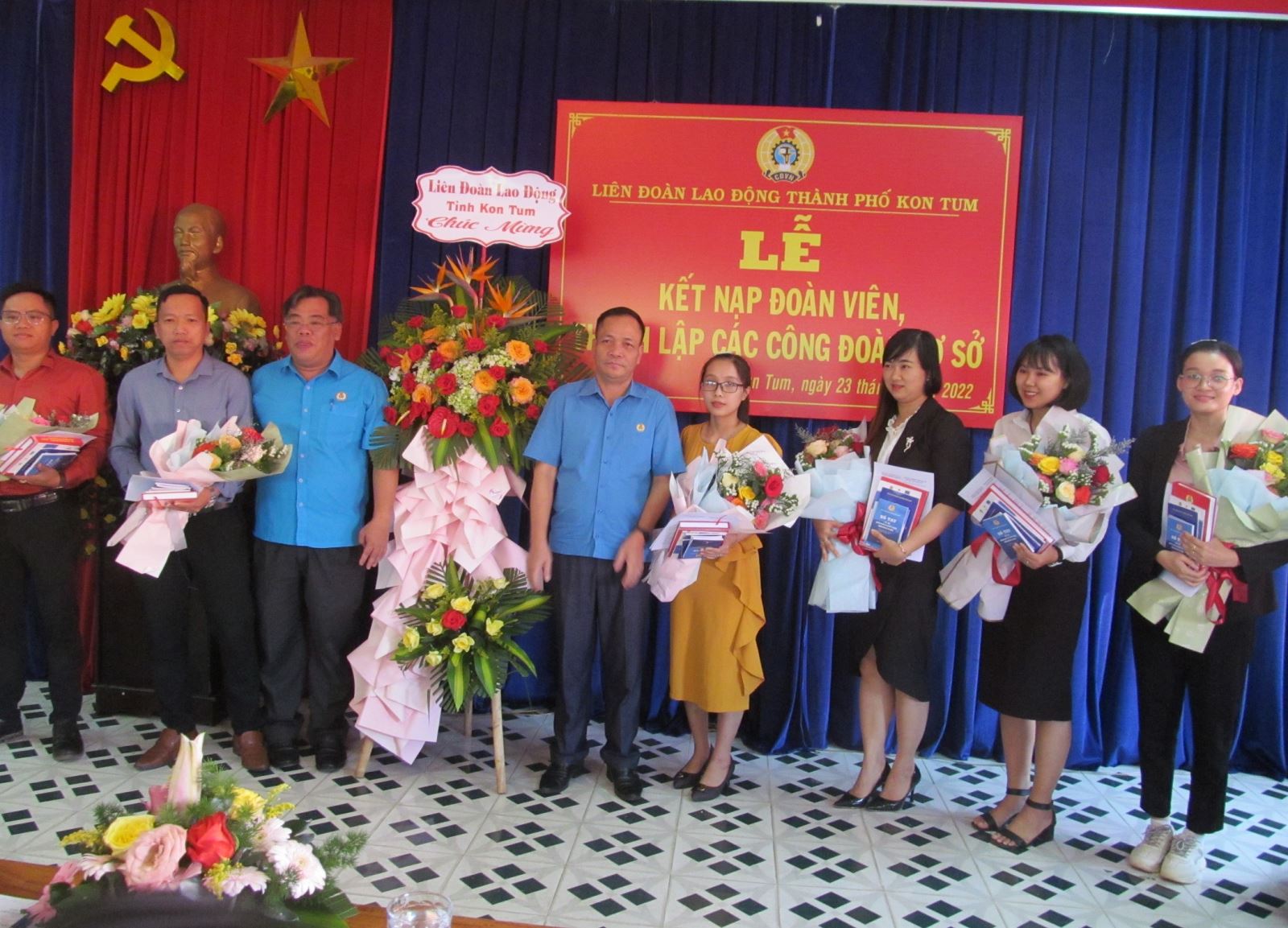 Liên đoàn Lao động Thành phố Kon Tum đẩy mạnh kết nạp đoàn viên, thành lập Công đoàn cơ sở doanh nghiệp ngoài nhà nước