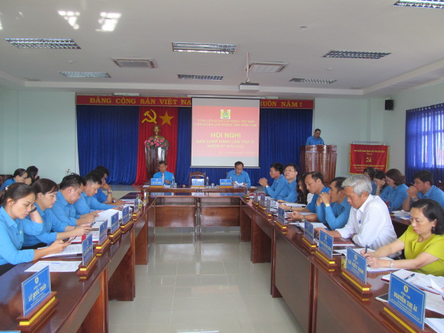 Hội nghị Ban Chấp hành Liên đoàn Lao động tỉnh Kon Tum lần thứ VI