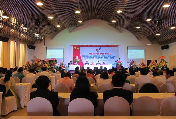 Đại hội đại biểu Công đoàn ngành Y tế tỉnh Kon Tum lần thứ VI, nhiệm kỳ 2018-2023.