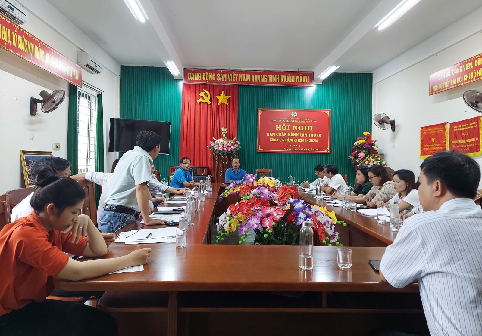 Hội nghị Ban chấp hành Công đoàn các KCN-KKT tỉnh lần thứ 9, nhiệm kỳ 2018-2023
