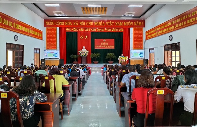 Liên đoàn Lao động huyện Đăk Hà tổ chức Hội nghị truyên truyền phổ biến pháp luật năm 2022