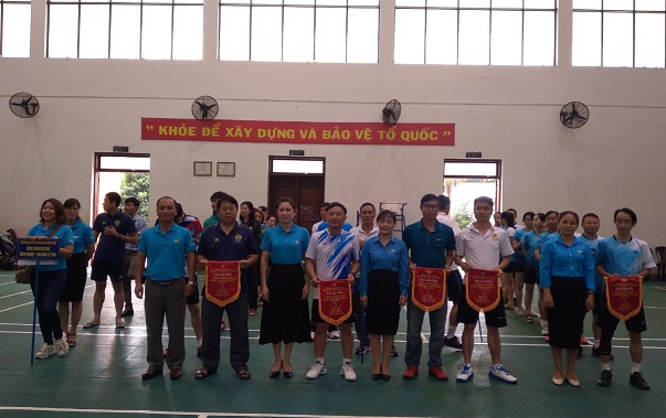 Giải Cầu lông năm 2022 chào mừng kỷ niệm 93 năm Ngày thành lập Công đoàn Việt Nam 28/7