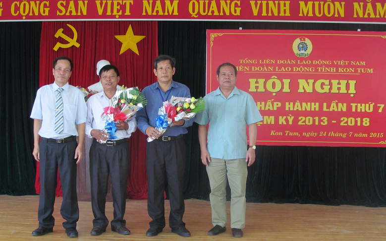 Hội nghị Ban chấp hành Liên đoàn Lao động tỉnh Kon Tum lần thứ 7 (khóa IX)